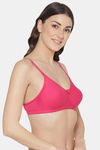 Tweens Single Layered Non Wired Full Coverage T-Shirt Bra - Dark Pink — thumbnail 4